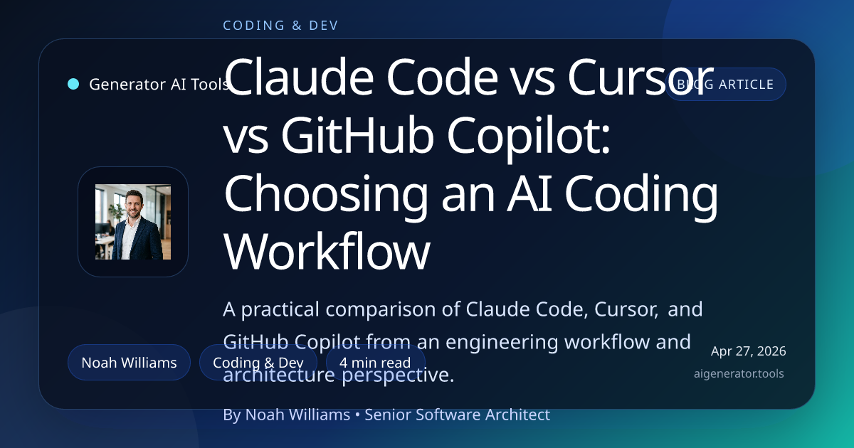 Claude Code vs Cursor vs GitHub Copilot: Choosing an AI Coding
