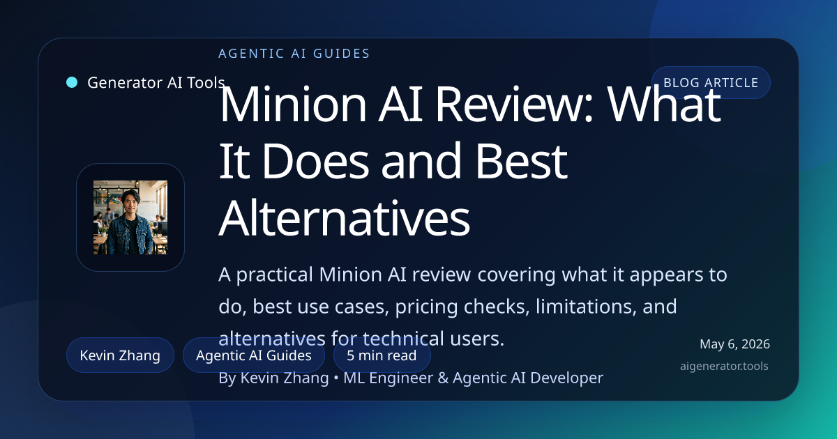 Minion AI Review: What It Does and Best Alternatives
