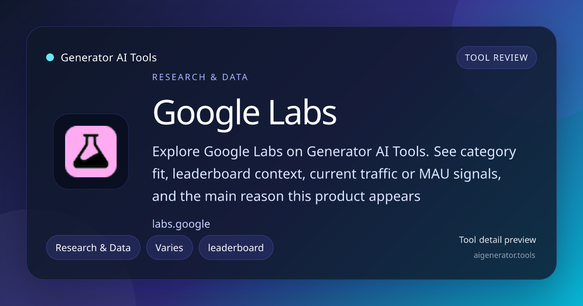 Google Labs AI Research Tool Review | Generator AI Tools
