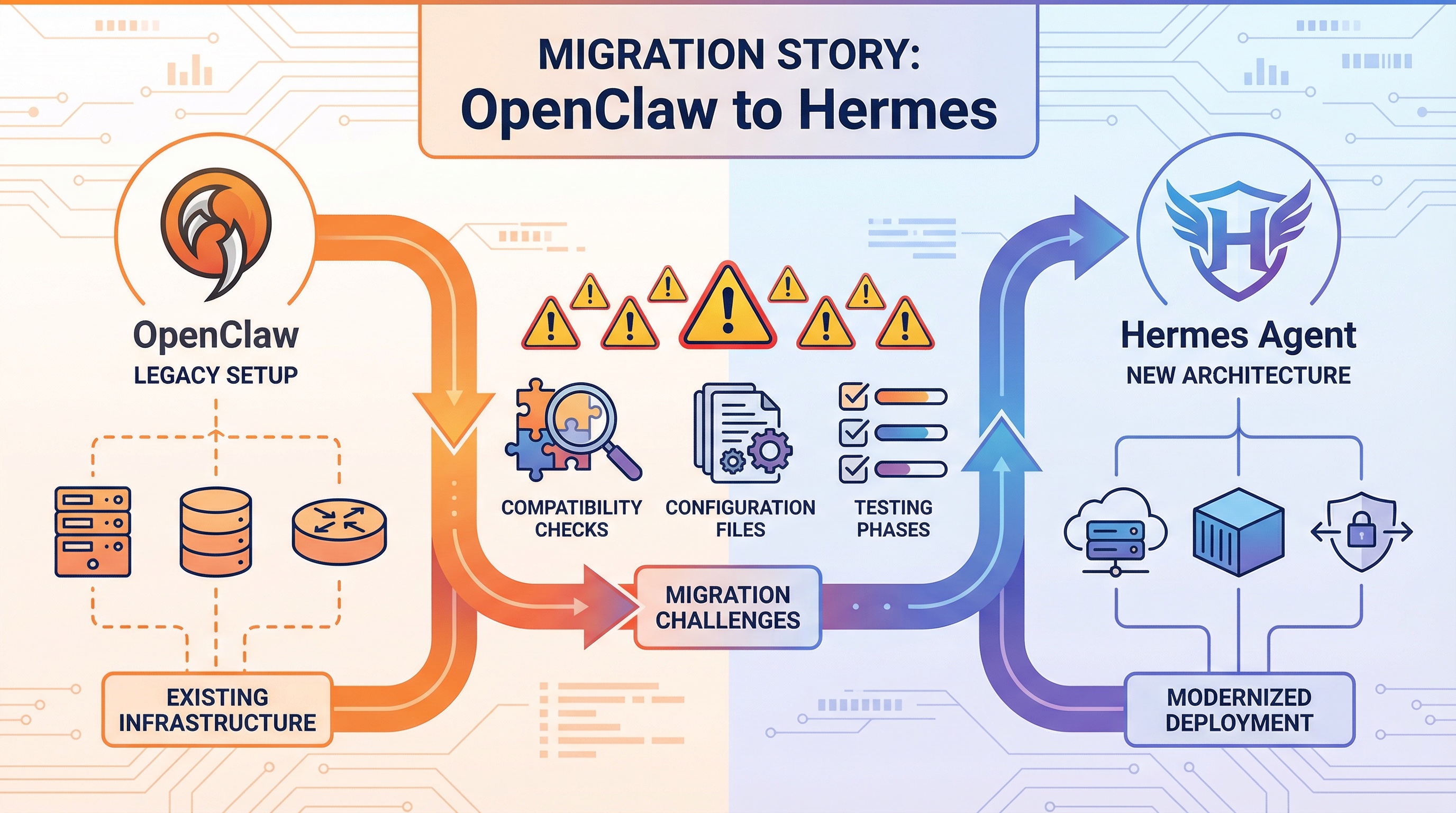 Migration path from OpenClaw to Hermes Agent