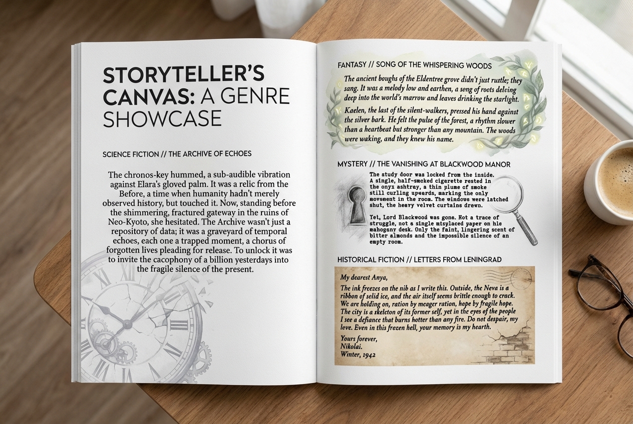The 7 Best AI Story Generators for Creative Writers - 创作示例