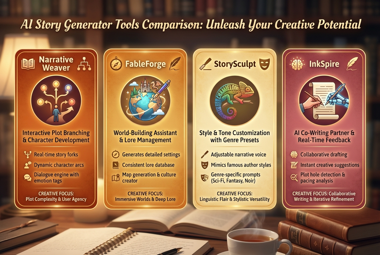 Comparison Table - 生成器特色