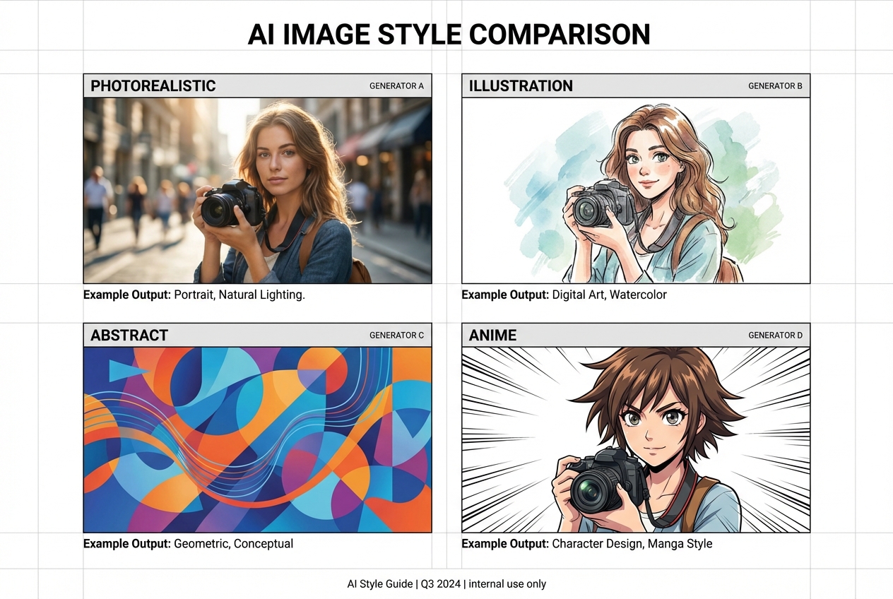 Comparison Table - 风格对比