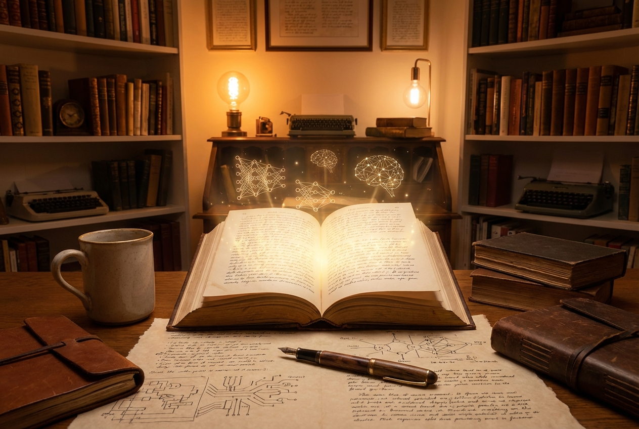 Best AI Story Generators for Creative Writers blog cover illustration