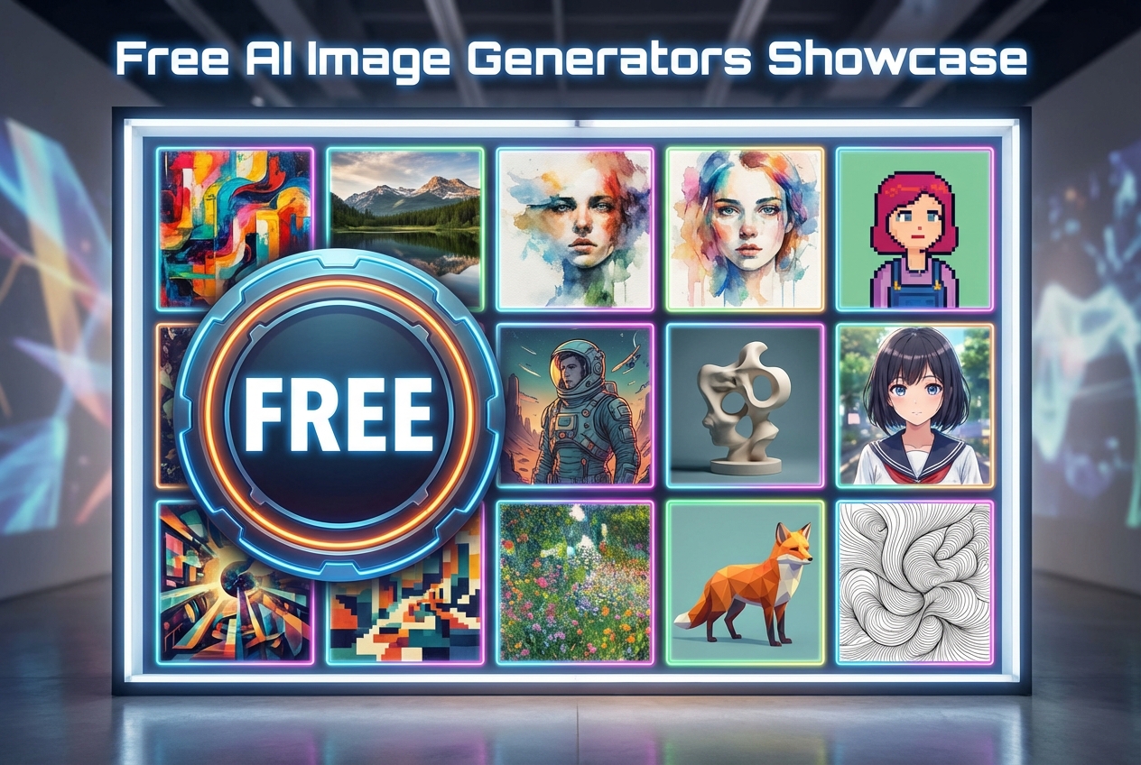 Best Free AI Image Generators You Can Use Today blog cover illustration