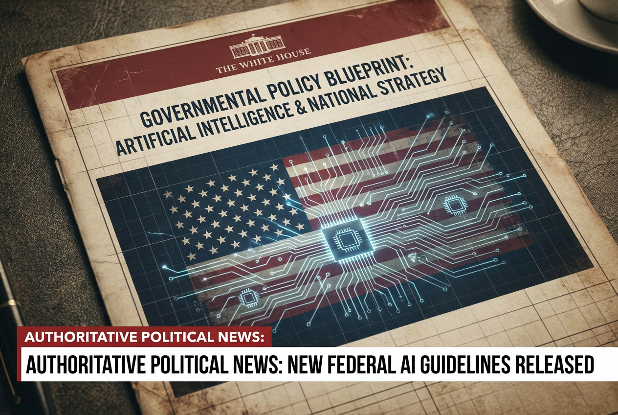 White House issues AI policy blueprint for Congress amid push for federal AI rules news cover image