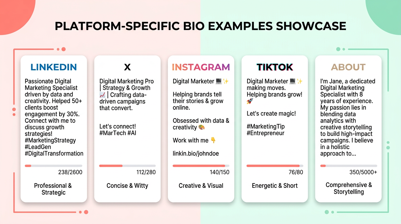 AI Bio Generators for Social Profiles and Creator Intros detail image 1