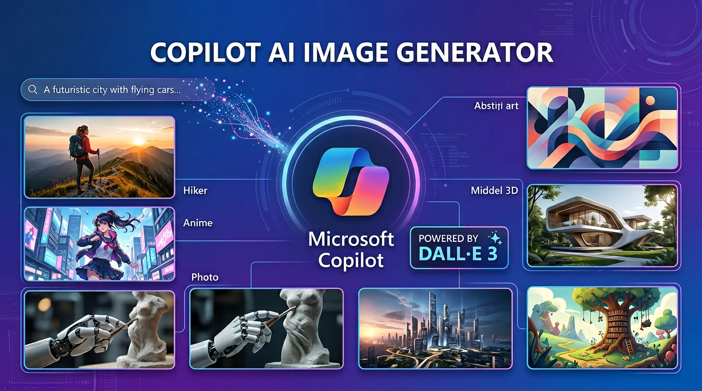 Copilot AI Image Generator: How It Works and When to Use It blog cover illustration