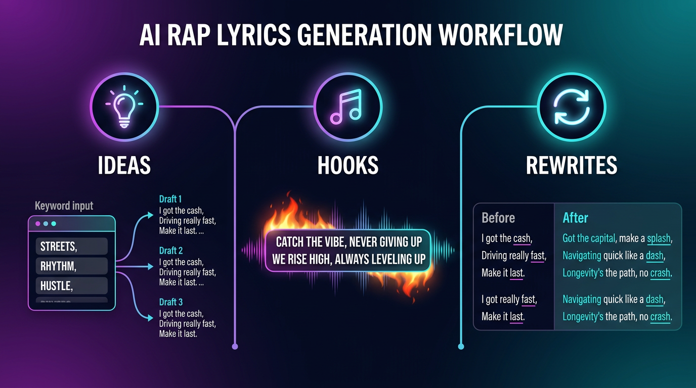 How artists should actually use them - A practical creative workflow for AI-assisted rap writing