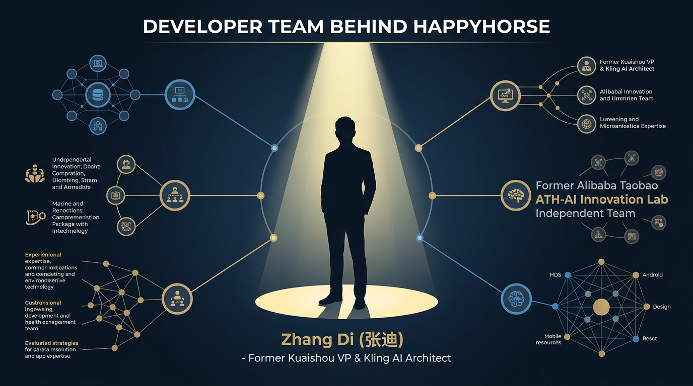 What appears to be verified right now - The currently visible team and attribution signals around HappyHorse-1.0