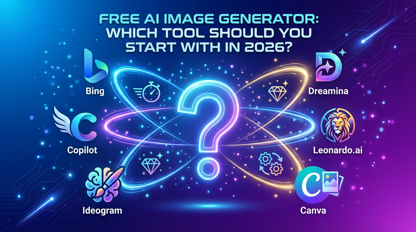 Free AI Image Generator: Which Tool Should You Start With in 2026? blog cover illustration
