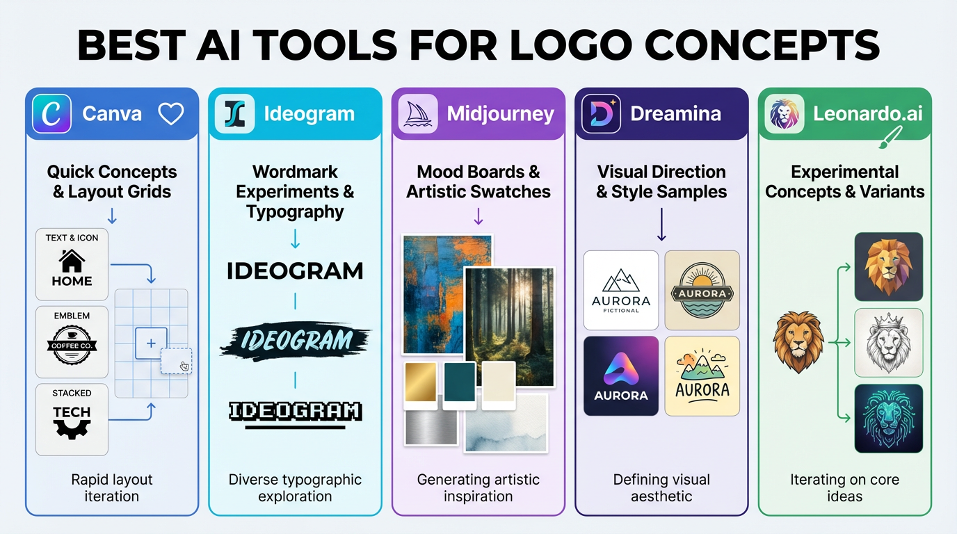 Where an AI logo generator helps most - Tool comparison for logo concept generation and brand direction