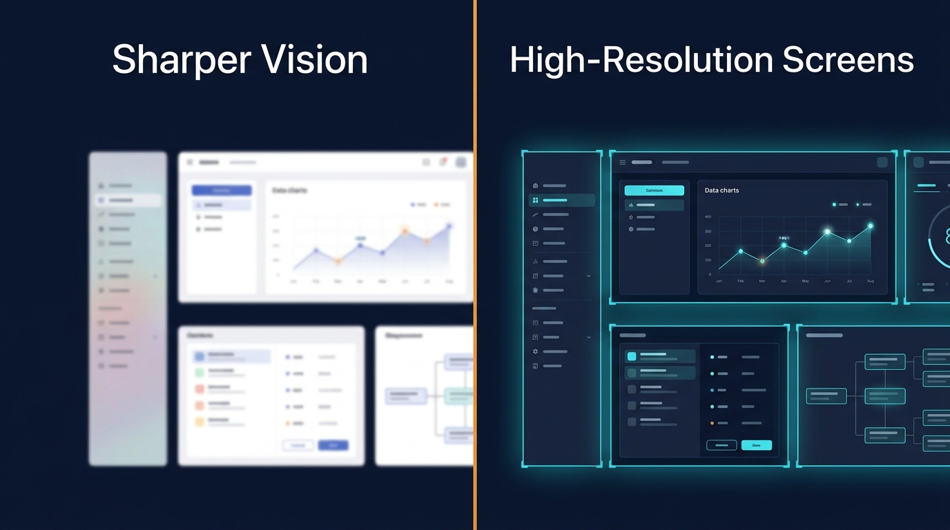 Claude Opus 4.7 sharper vision comparison for high-resolution screens and UI understanding