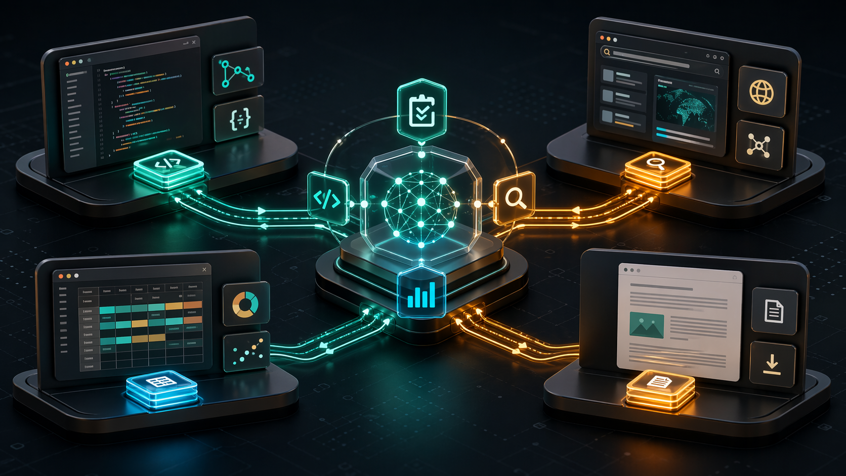 GPT-5.5 agentic workflow across code research spreadsheets and documents