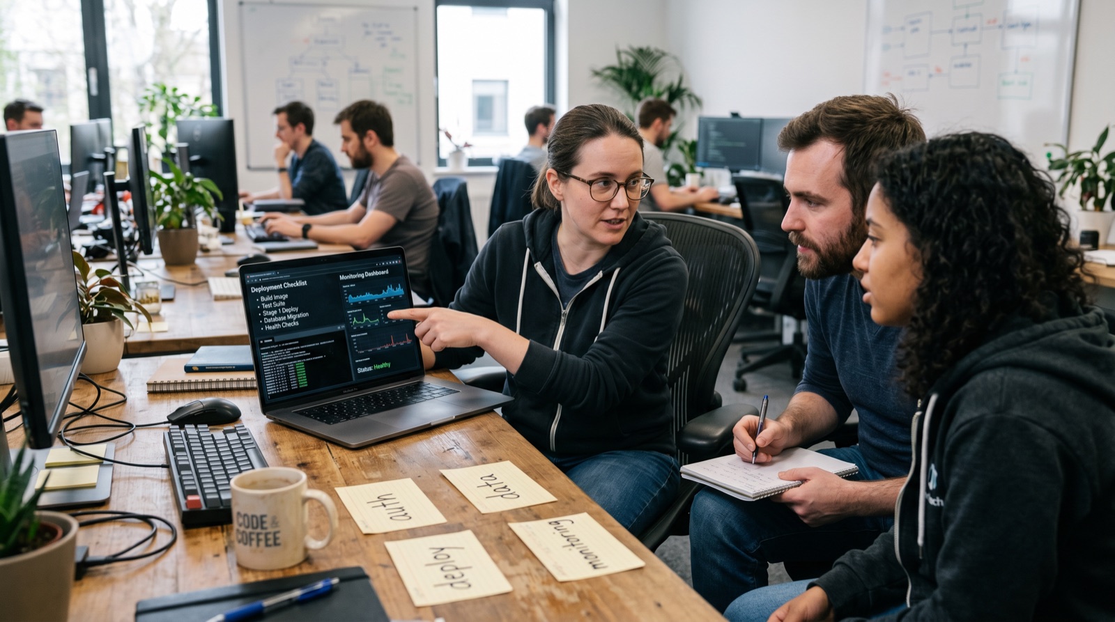 Same.new Production Readiness Checklist: Code, Auth, Data, Deploy, Monitoring blog cover illustration