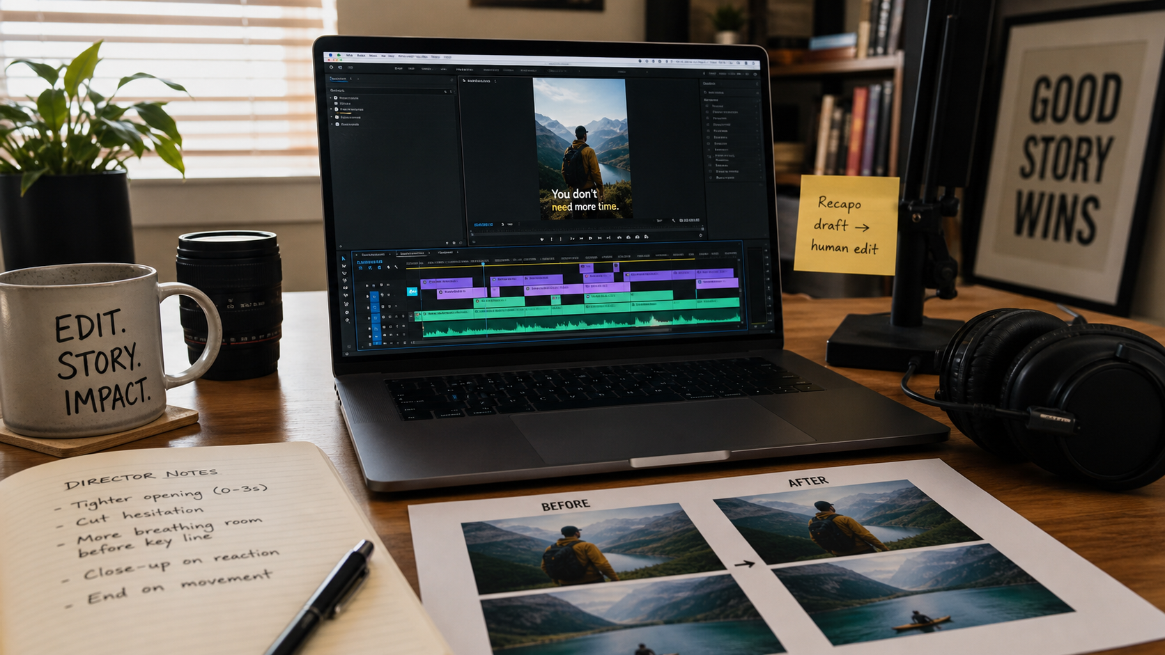 Video Editing Tips for AI-Assisted Creators blog cover illustration